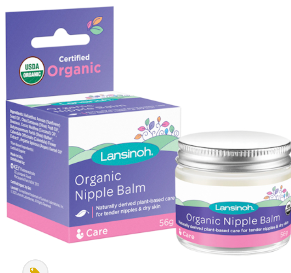 Lansinoh Organic Plant Based Nipple Balm 56g