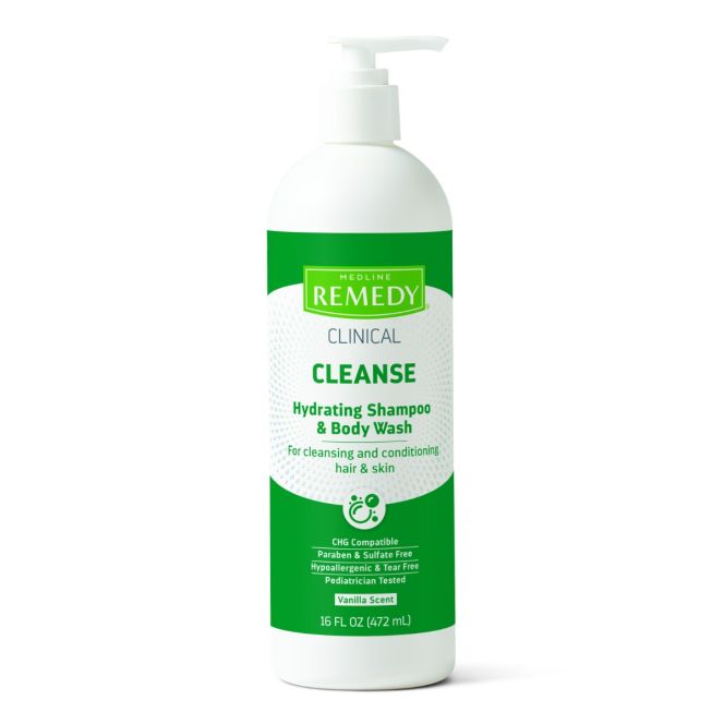 Medline Remedy Phytoplex Shampoo and Body Wash Gel, 16-oz. (472 mL) MSC092016