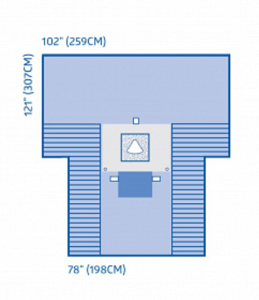 Medline C Section Caesarean Drape. Ctn of 7  (DYNJP6101)