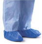 Medline Shoe Cover Poly Blue CPE One Size Fits All (Pack of 100; 1000 )