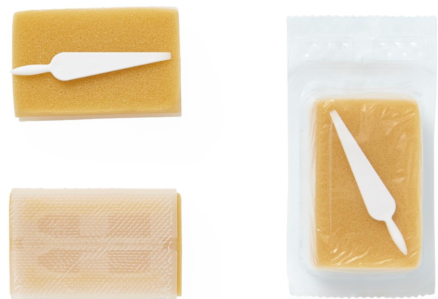 Medline Scrub Brush Synthetic Sponge -Sterile. Pack of 30