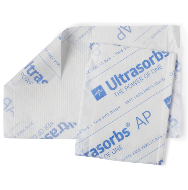 Medline Ultrasorb Advance Plus Absorbent Dry Pads 25X 41cm.(Pack of 10; Ctn of 100)