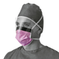 Medline Fluid-Resistant Level 3 Surgical Face Mask with Shield. Pack of 25