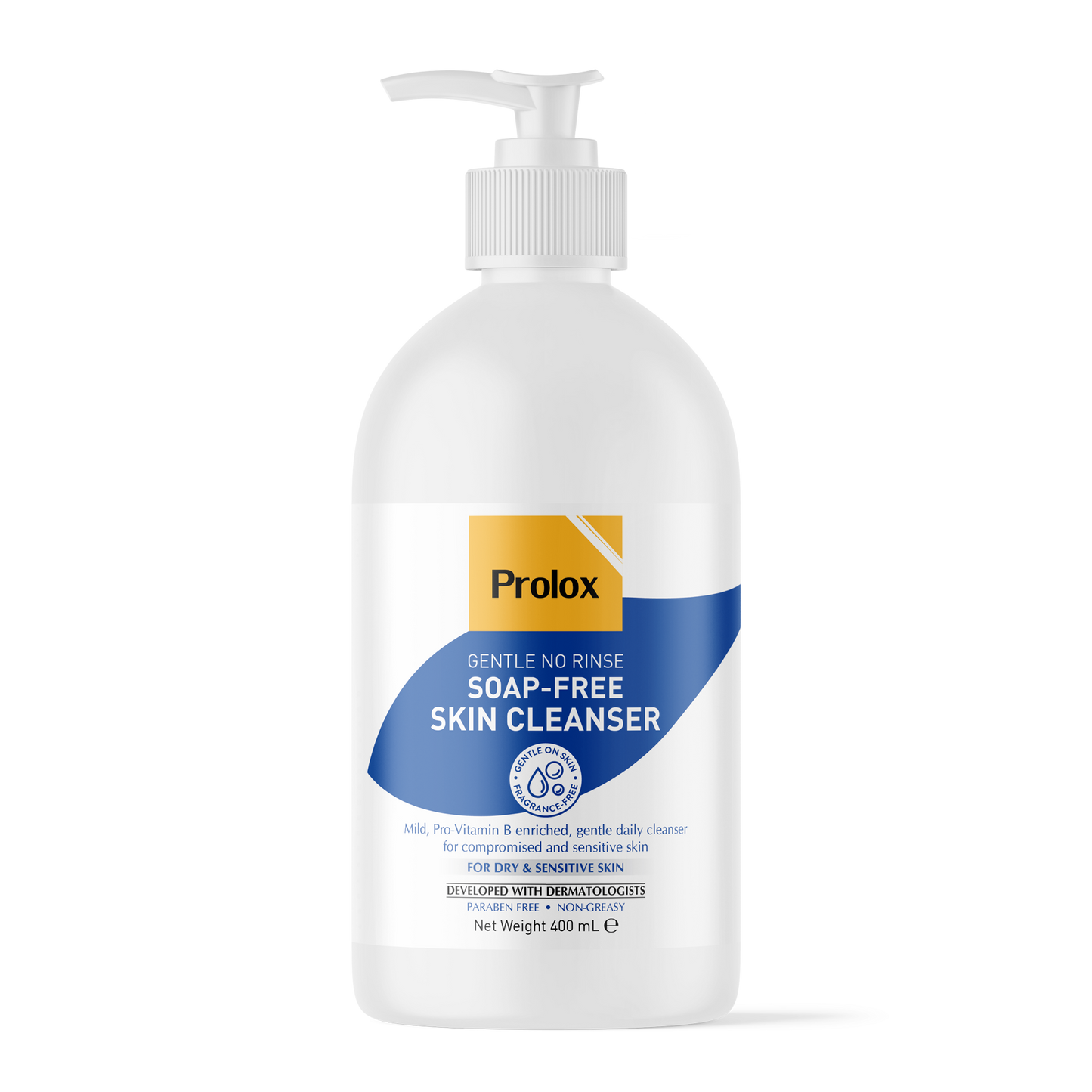 Prolox Gentle No Rinse Soap Free Skin Cleanser