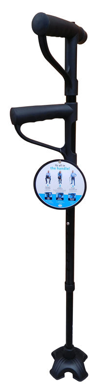 Surgical Basics Walking Stick 2 Handle Adjustable With Torch 72-94cm