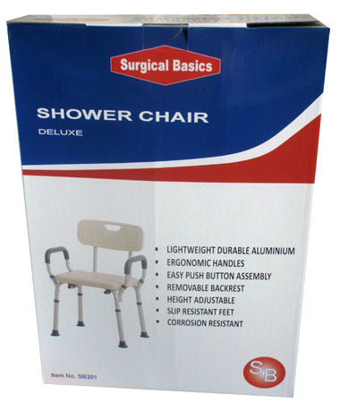 Surgical Basics Shower Chair Aluminium (max 120kg)