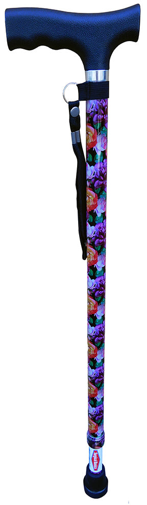 Surgical Basics Rose Walking Stick Adjustable 72-95cm