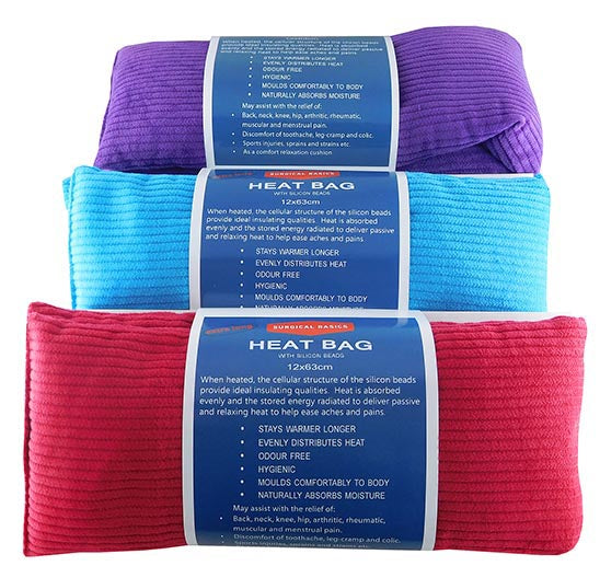 Heat Bag with Silicon Beads 63 X 12cm Cord