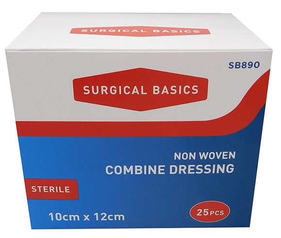 Surgical Basics Combine Dressings 10X12cm Display of 25