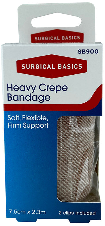 Surgical Basics Heavy Crepe Bandage 7.5cm X 2.3m