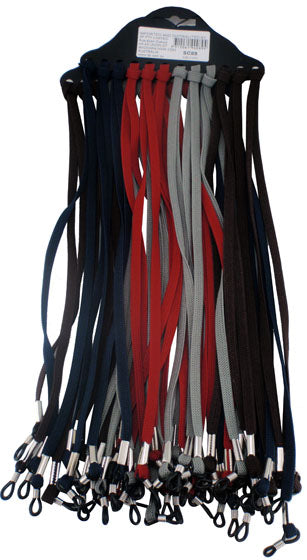 Spectacle Cord Navy/red/grey/black Display of 24