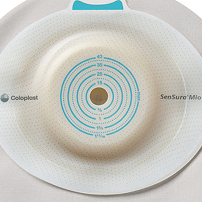 Coloplast Stoma Bag Sensura Mio 1 Piece - High Output 10-50mm (Soft & Shallow Convex)Ctn of 10