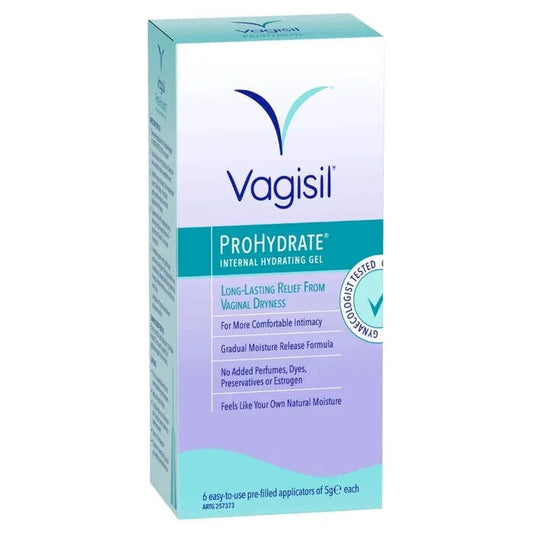 Vagisil ProHydrate Internal Hydrating Gel 6 X 5g Prefilled Applicators