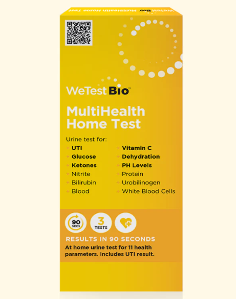 We Test Bio MultiHealth Home Test Kit. Pack of 3 Tests