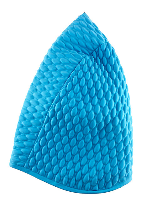 Adult Bubble Swim Cap Sky Blue