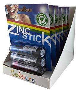 Zinc Stick Card (3 Colours Per Card)