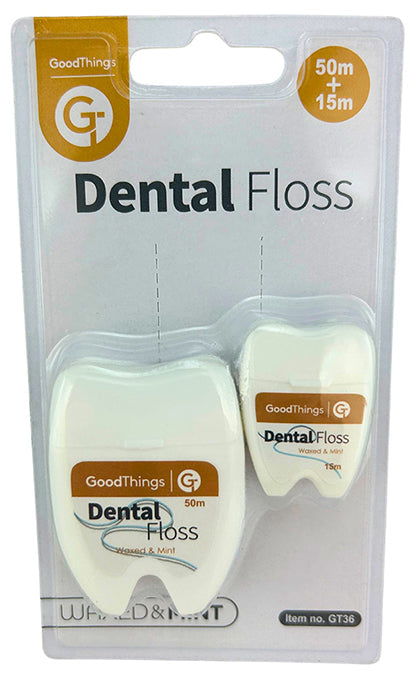 Goodthings Dental Floss 2pk 50m & 15m