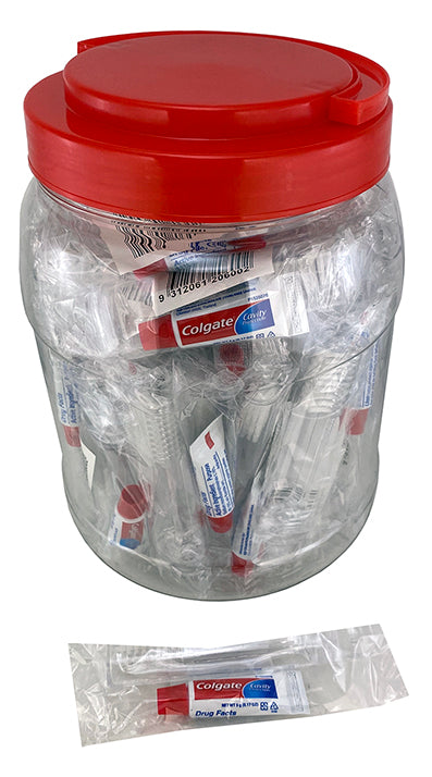 Travel Toothbrush & Paste Display of 36