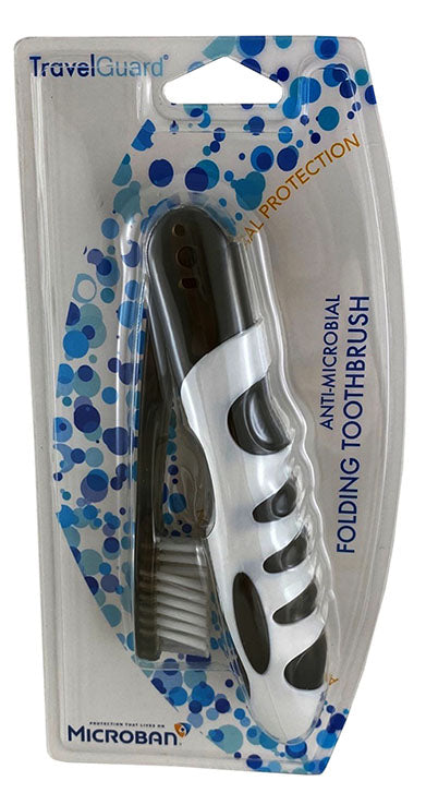 On The Go Travel Guard Folding Toothbrush