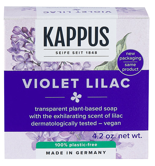 Kappus Violet Lilac Vegetable Oil (vegan) Soap 125g