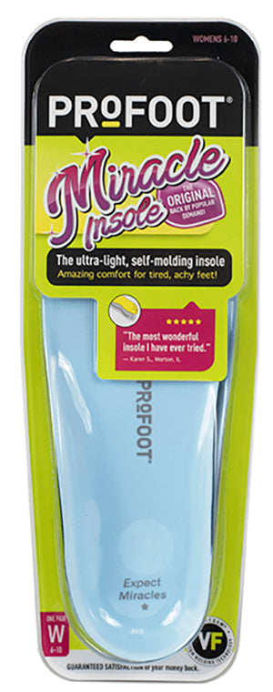 Profoot Miracle Insoles Size 6-10 – Ultra Light Self Molding Vita Form
