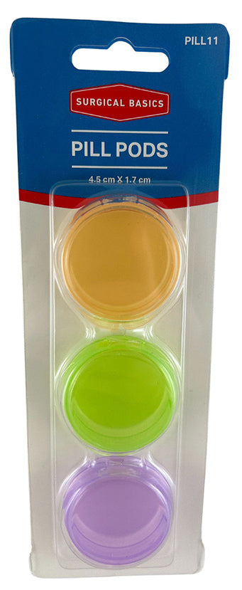 Surgical Basics Pill Pods 4.5cm Diameter 3 Pack