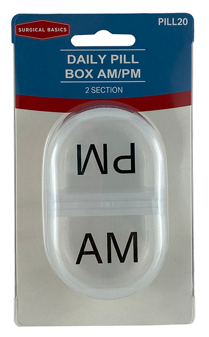 Surgical Basics Daily Pill Box Am/Pm