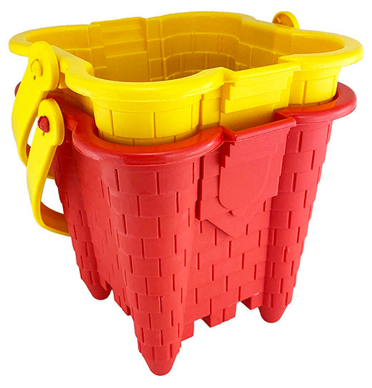 Beach Castle Bucket 100% Recycled 18X17cm (2 Colours)