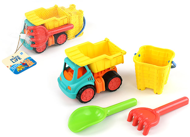 Beach Set Truck 4 Piece 100% Recycled 22X12cm