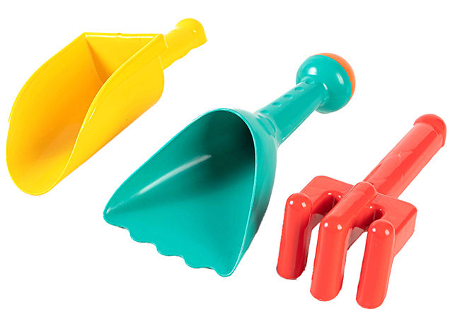3P Beach Digging Set 3 Piece 100% Recycled 29X14cm