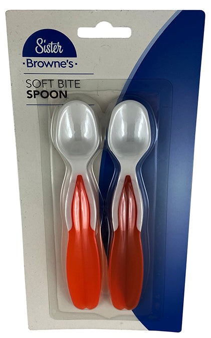 Sister Brownes Soft Bite Spoon 2 Pack