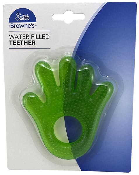 Sister Brownes Hand Water Filled Teether