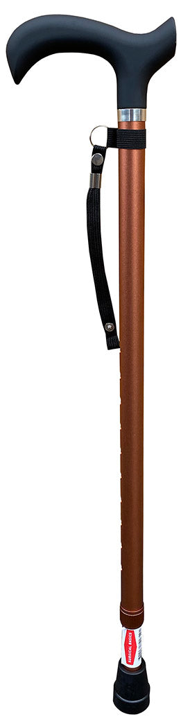 Surgical Basics Walking Stick Matte Copper With Strap Adjustable 72-95cm