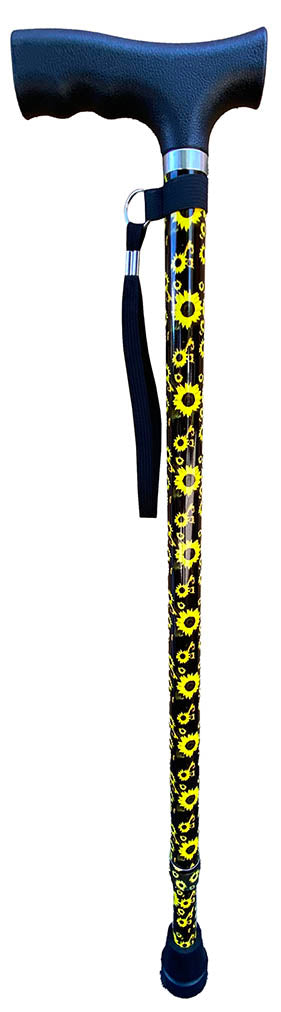 Surgical Basics Walking Stick Sunflower Adjustable 72-95cm