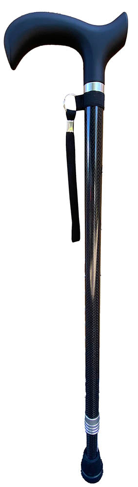 Surgical Basics Walking Stick Carbon Fibre Adjustable 72-95cm – Extremely Durable And Light