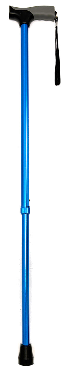 Surgical Basics Walking Stick Blue Adjustable Grip Handle 77-98cm