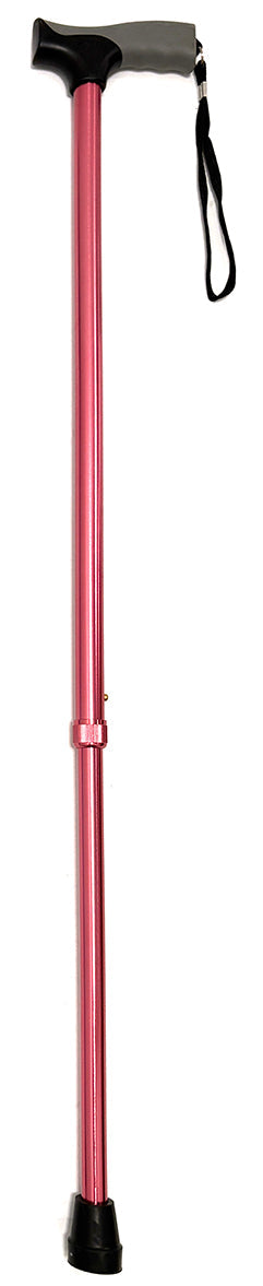 Surgical Basics Walking Stick Pink Adjustable Grip Handle 77-98cm