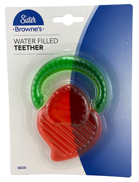 Sister Brownes Water Filled Strawberry Teether