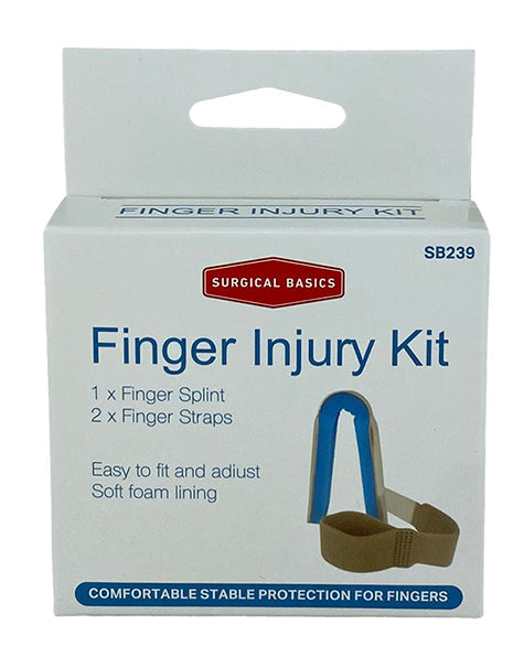 Surgical Basics Finger Injury Kit (splint With 2 Straps)