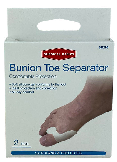 Surgical Basics Bunion Toe Spreader 2 Pack – Provides Soft And Comfortable Relief