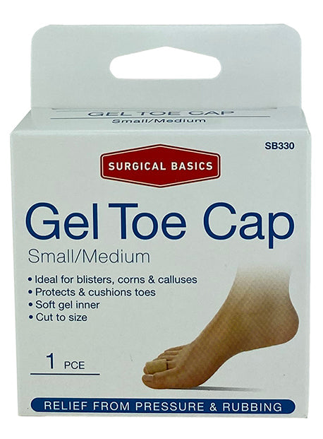 Surgical Basics Gel Lined Toe Cap (small/medium)