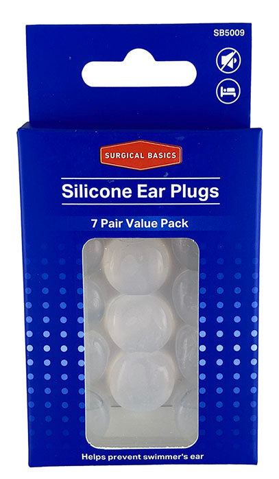 Surgical Basics Silicone Ear Plugs (7 Pair)