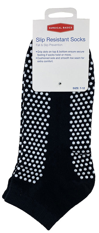 Surgical Basics Slip Resistant Grip Socks Size 7-12