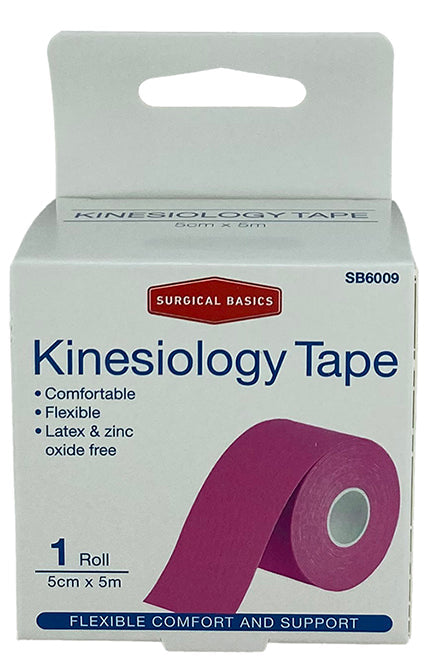 Surgical Basics Kinesiology Tape Pink (5cm X 5m)