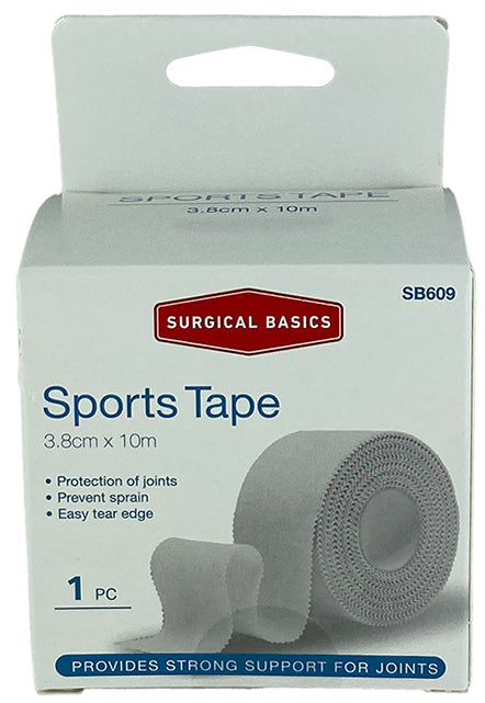 Surgical Basics Sports Tape White (3.8cm X 10m)
