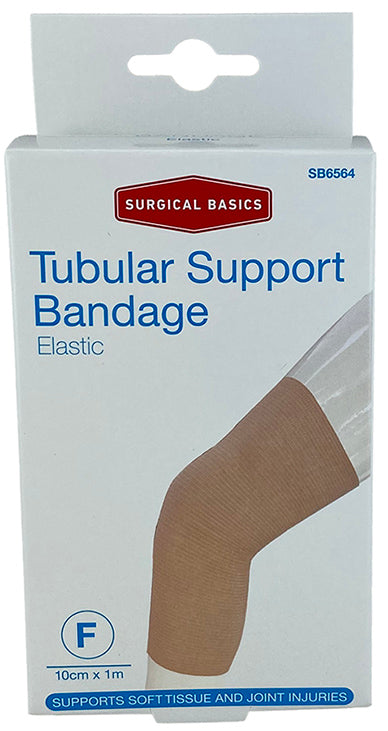 Surgical Basics Tubular Bandage Size F (10cm X 1m)