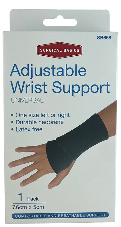 Surgical Basics Wrist Support Adjustable (7.6cmx5cm) 1 Pack