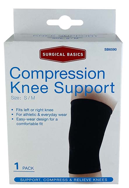 Surgical Basics Knee Support Compression S/M