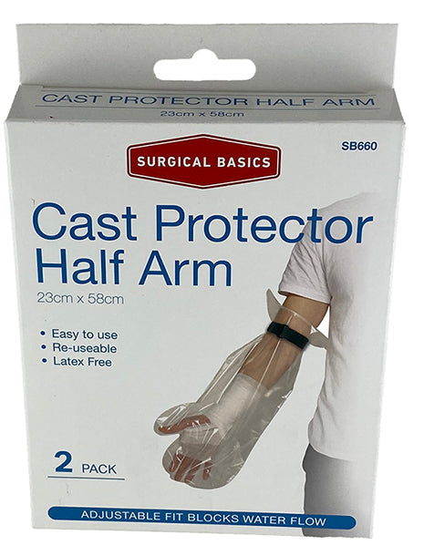 Surgical Basics Cast Protectors Half Arm (23 X 58cm) 2 Pack