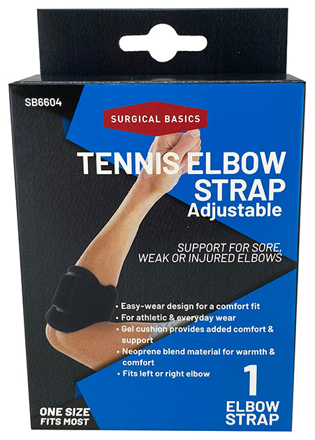 Surgical Basics Tennis Elbow Strap With Gel Cushion – Universal